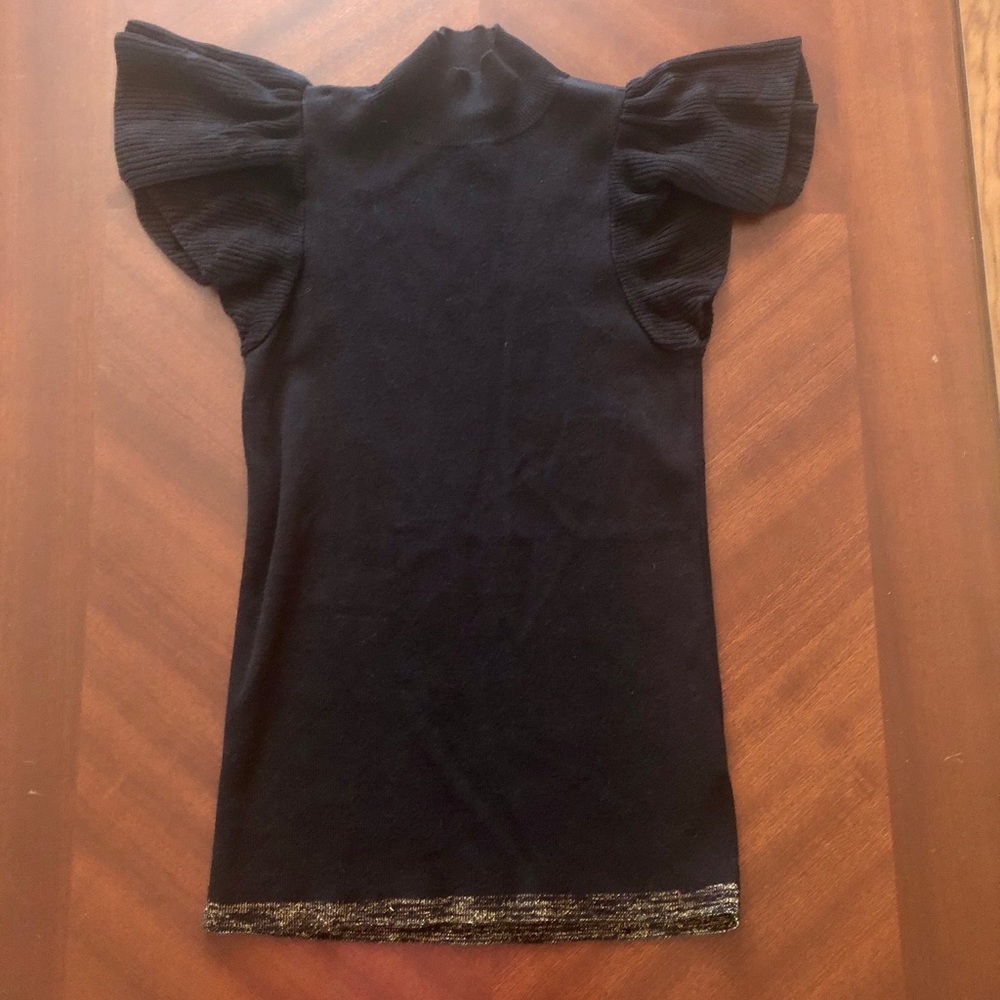Nine West Flutter Sleeve Blouse